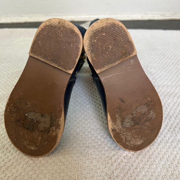 JANIE & JACK Navy Blue Suede zip up knee boots Size 24/25 EU 8/8.5US - Picture 6 of 7